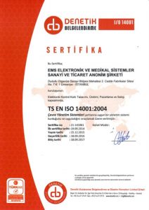 EMS ISO 14001 belgesi